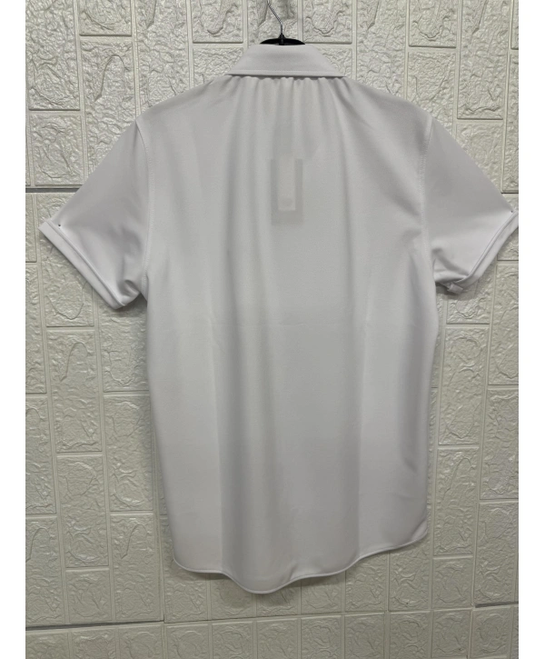 Kısa Kollu Sade Gömlek