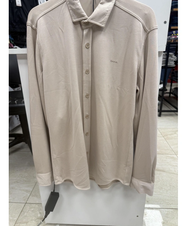 Erkek Düğmeli Cepsiz Gömlek
