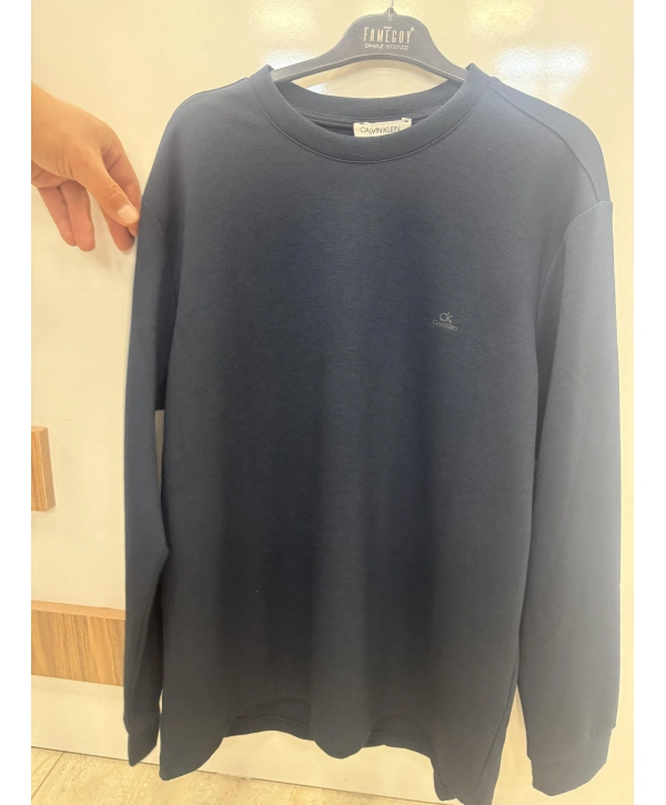 Bisiklet Yaka İki İplik Sade TShirt