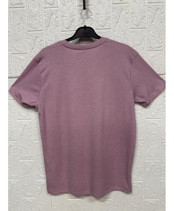 Bisiklet Yaka Kısa Kollu Tişört