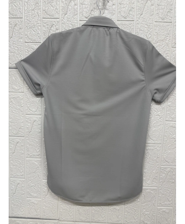 Kısa Kollu Sade Gömlek