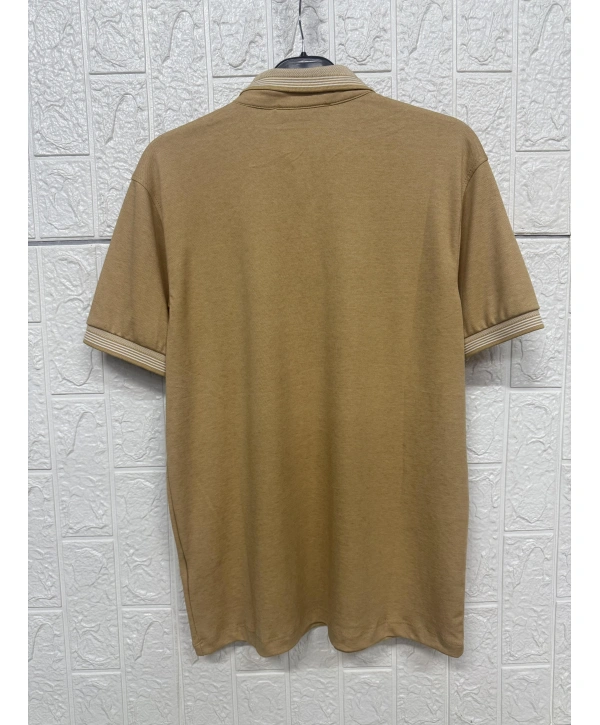 Kolu Kısa Pike Kumaş Erkek Tişört