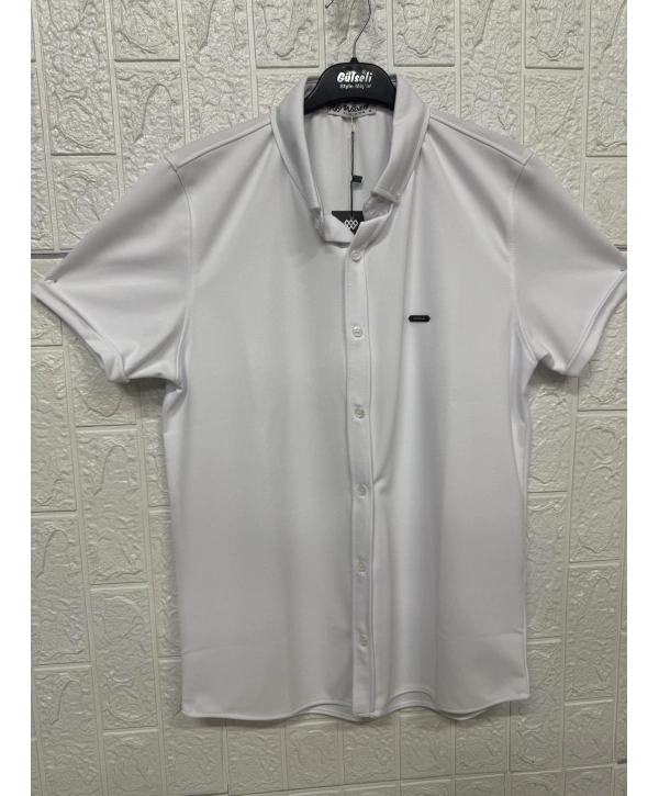 Kısa Kollu Sade Gömlek