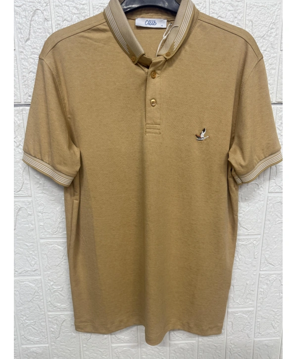 Kolu Kısa Pike Kumaş Erkek Tişört