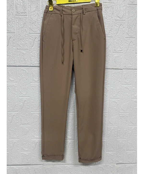 Paçaları Katlı Jagger Pantolon