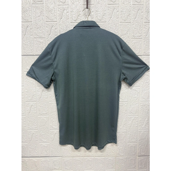 Kısa Kollu Pike Çıtçıt Düğmeli Gömlek