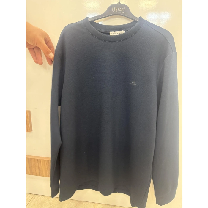 Bisiklet Yaka İki İplik Sade TShirt