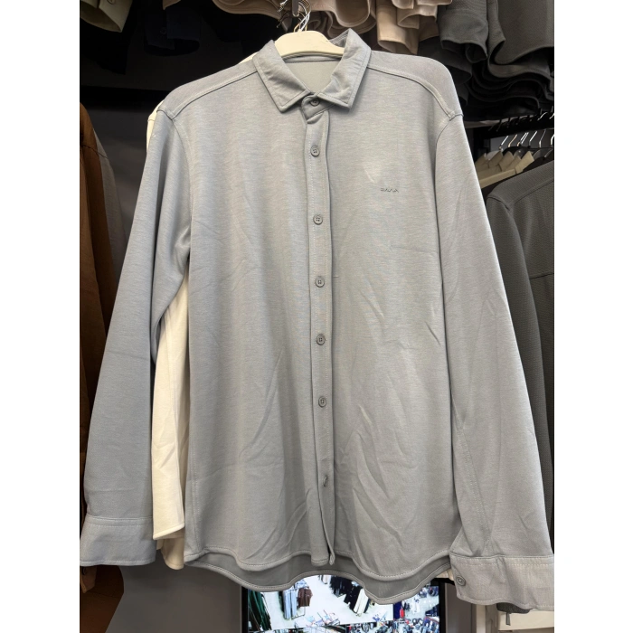 Erkek Düğmeli Cepsiz Gömlek