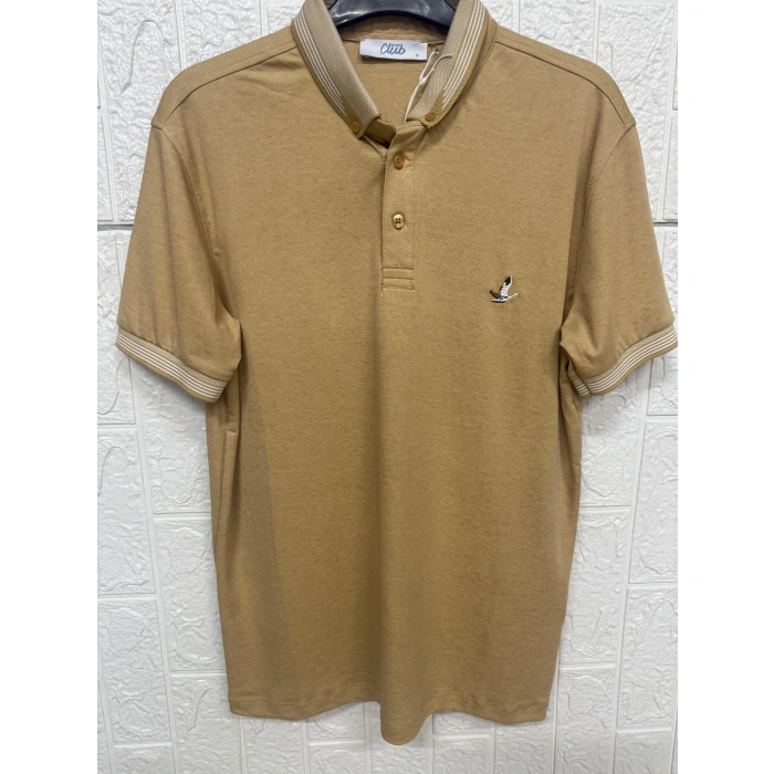 Kolu Kısa Pike Kumaş Erkek Tişört