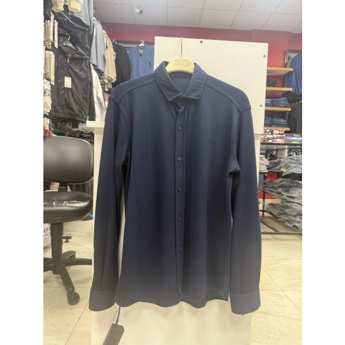 Erkek Düğmeli Cepsiz Gömlek