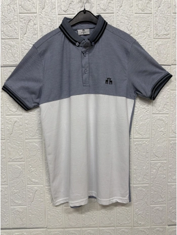 Parçalı Desen Kısa Kollu Tişört