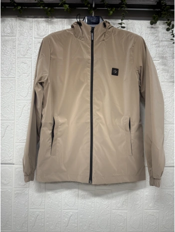 Kapşonlu Fermuarlı Yanları Cepli Mont