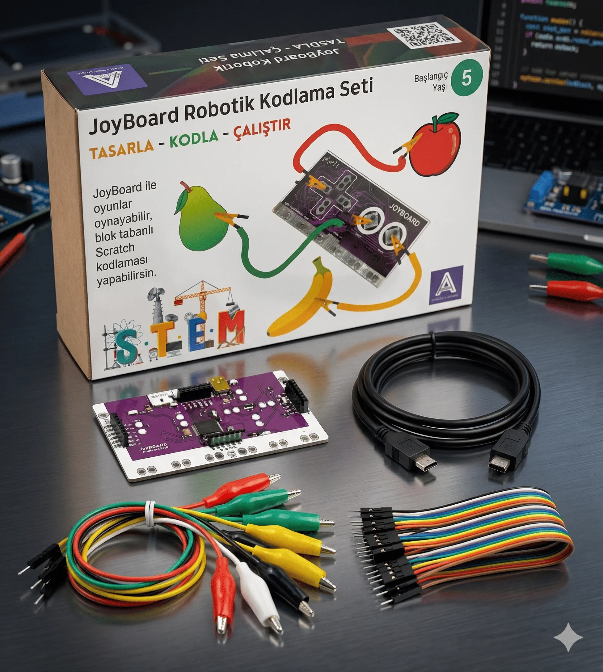 JoyBoard Temel Seviye Robotik Kodlama Seti