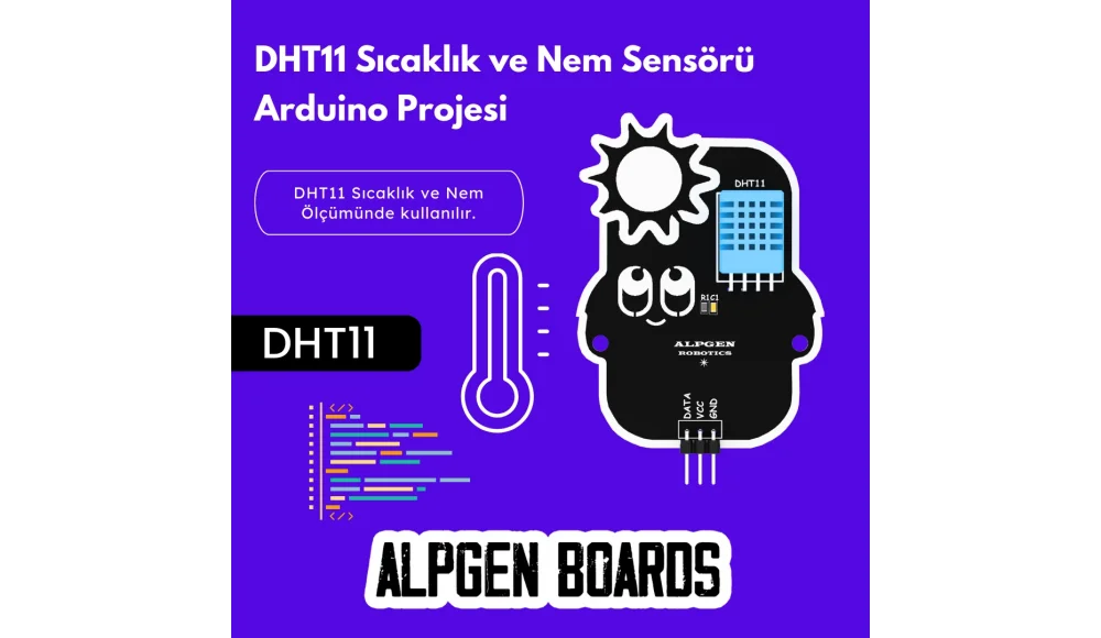 DHT11 Sıcaklık ve Nem Kontrolü Arduino Projesi