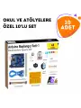 10 Adet 44 Parça Arduino Uno Robotik Kodlama Başlangıç Seti-1