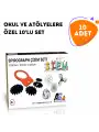 10 Adet STEM Spirograph Sanat Seti - Çocuklar ve Yetişkinler İçin