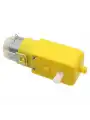 6V 250rpm Redüktörlü DC Motor - Sarı Motor (Sarı Tekerlek Uyumlu)
