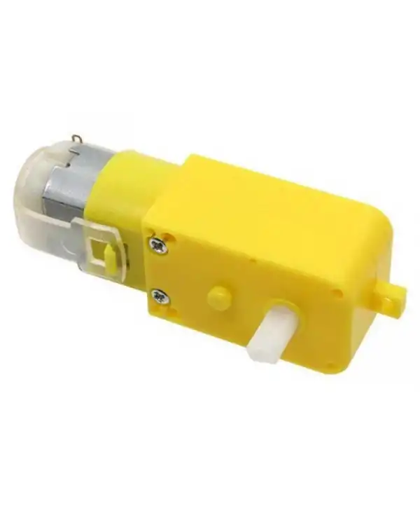 6V 250rpm Redüktörlü DC Motor - Sarı Motor (Sarı Tekerlek Uyumlu)
