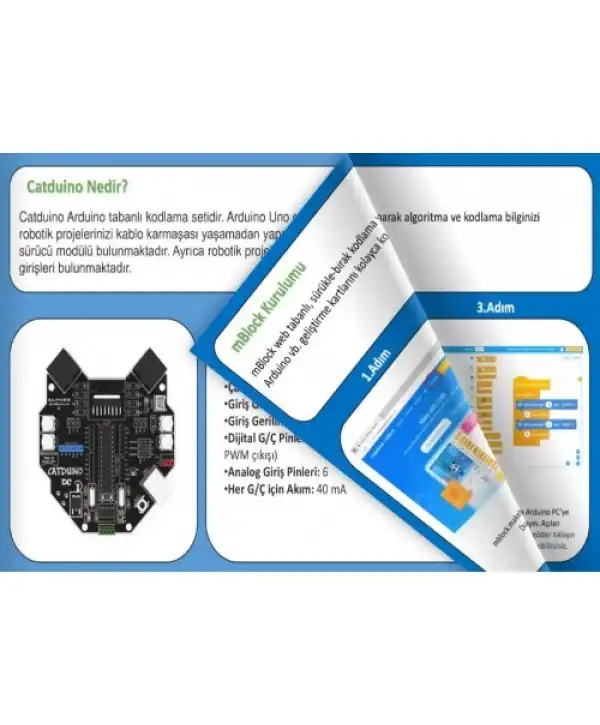 Catduino Arduino Robot Geliştirme Seti