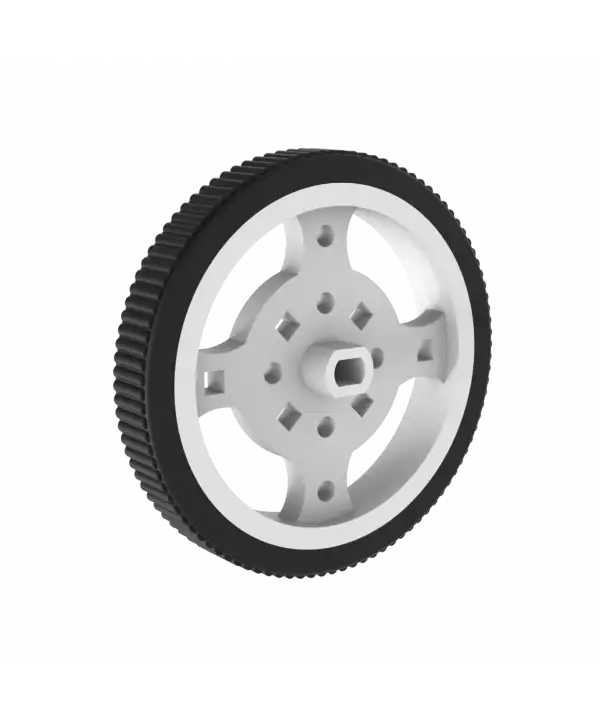 Sarı DC Motor Uyumlu Geçmeli Tekerlek