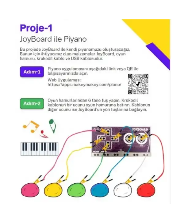 JoyBoard Temel Seviye Robotik Kodlama Seti 5+ Yaş