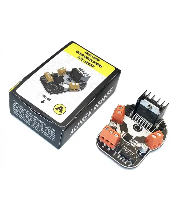 Arduino L298N Voltaj Regulatörlü Çift DC Motor Sürücü Modülü