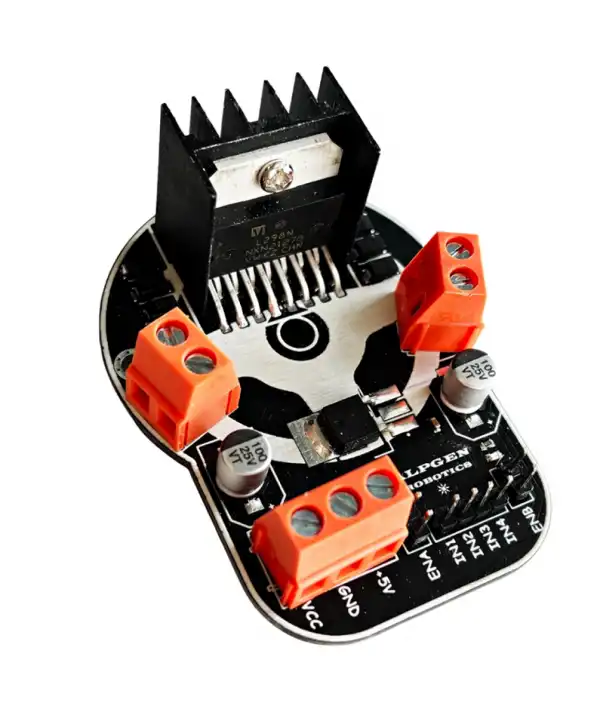 Arduino L298N Voltaj Regulatörlü Çift DC Motor Sürücü Modülü
