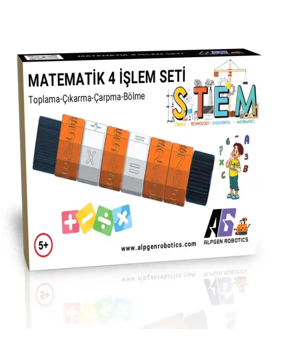 STEM Matematik 4 İşlem Seti - Eğlenerek Öğrenmenin En Eğlenceli Yolu!