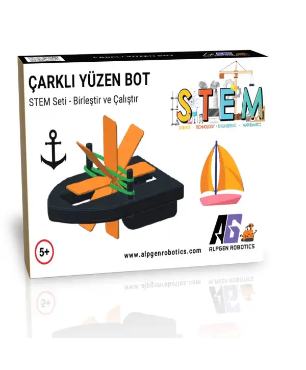 STEM Suda Yüzen Bot Seti - Çocuklar İçin Eğitici ve Eğlenceli Bilim Seti!