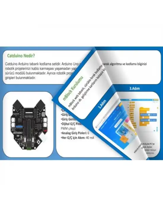 Catduino Arduino Robot Geliştirme Seti