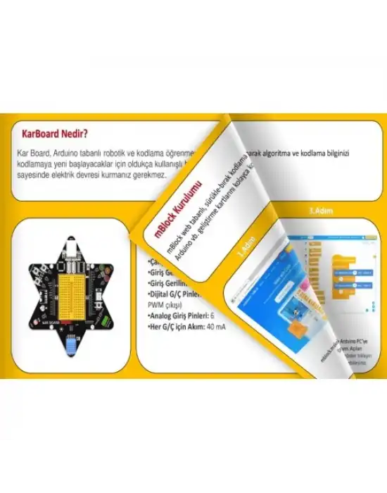 Kar Board Arduino Robotik Kodlama Seti