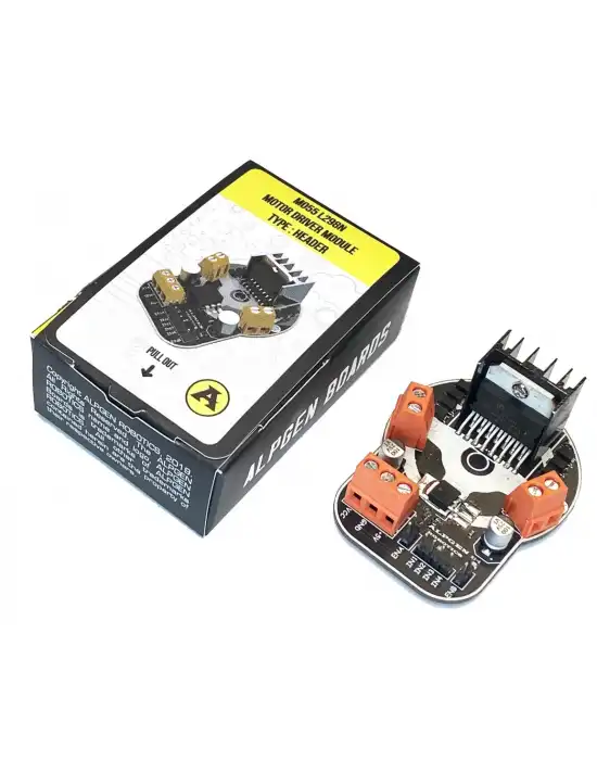 Arduino L298N Voltaj Regulatörlü Çift DC Motor Sürücü Modülü