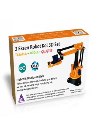3D PLA Baskı Robot Kol (Elektroniksiz) Demonte