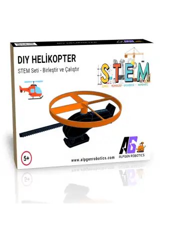 STEM Helikopter Seti - Çocuklar İçin Eğlenceli ve Eğitici Montaj Oyuncağı