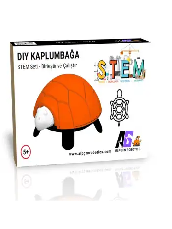 STEM Kaplumbağa Seti - Çocuklar İçin Eğlenceli ve Eğitici Montaj Oyuncağı