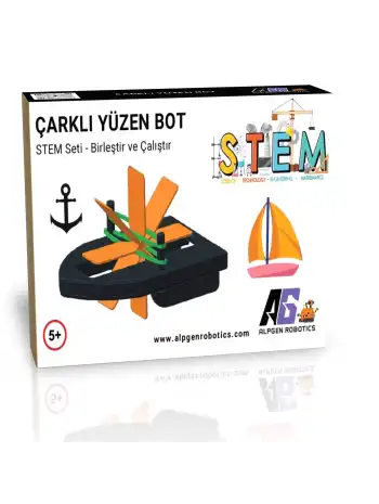 STEM Suda Yüzen Bot Seti - Çocuklar İçin Eğitici ve Eğlenceli Bilim Seti!
