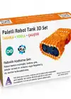 3D PLA Baskı Paletli Tank Robot (Elektroniksiz) Demonte