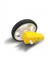 Sarı DC Motor Uyumlu Geçmeli Tekerlek