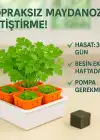 Topraksız Tarım Seti – 6 Bölmeli Mini Hidroponik Bahçe Seti