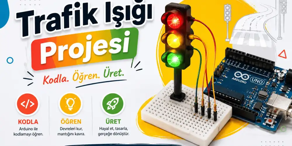 Proje #001 — Arduino Uno ile Trafik Işığı