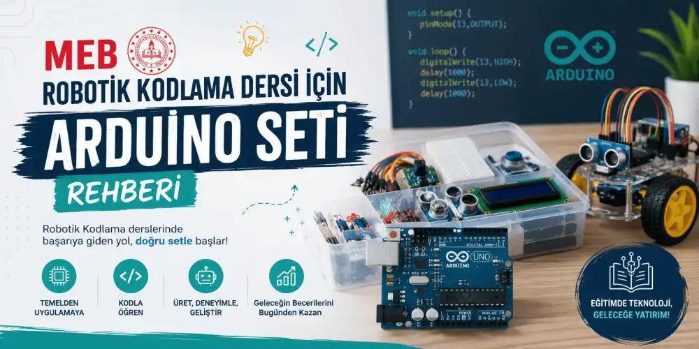 MEB Robotik Kodlama Dersi için Arduino Seti Rehberi