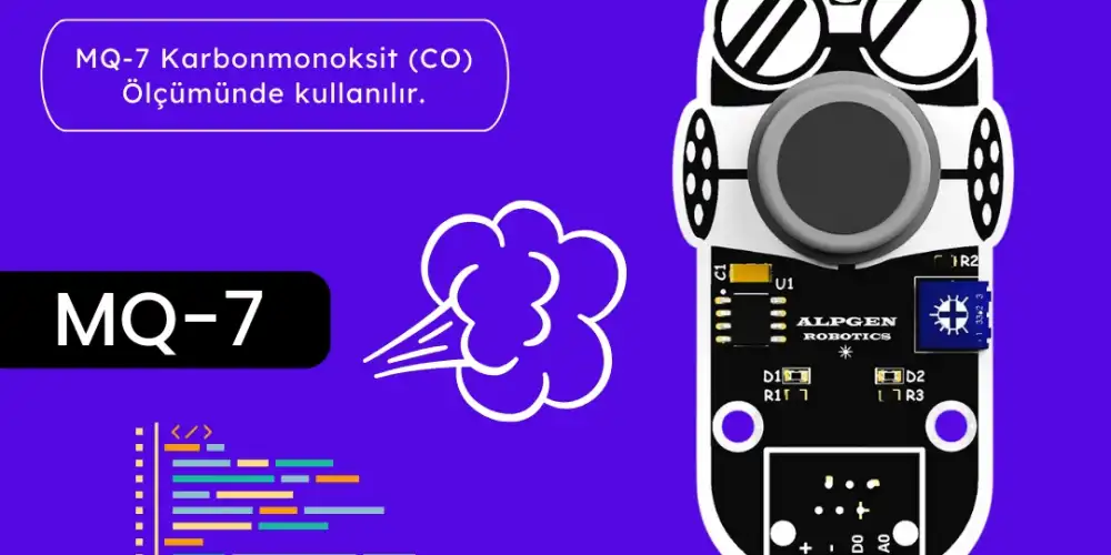 MQ-7 Karbonmonoksit (CO) Gaz Ölçümü Arduino Projesi