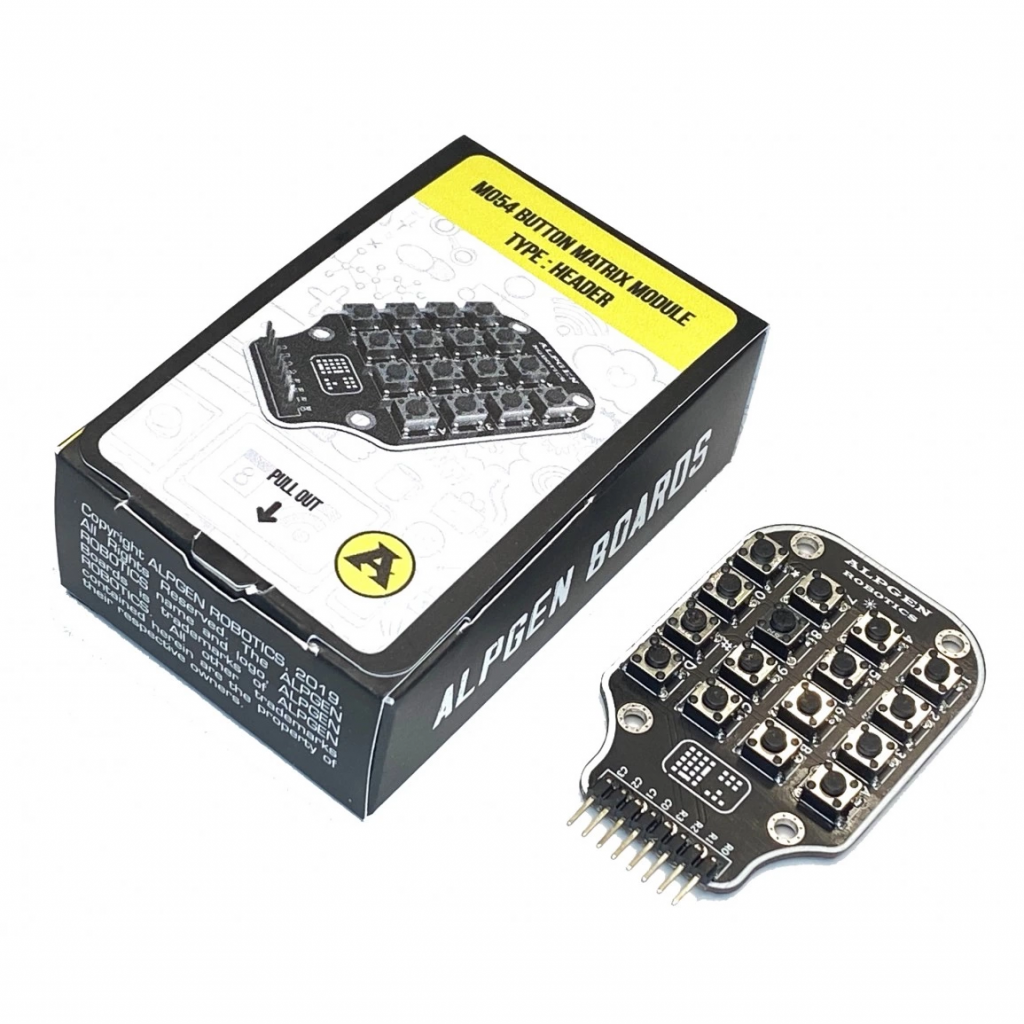 Arduino 4x4 Matrix 16 Tact Buton Keypad Modülü