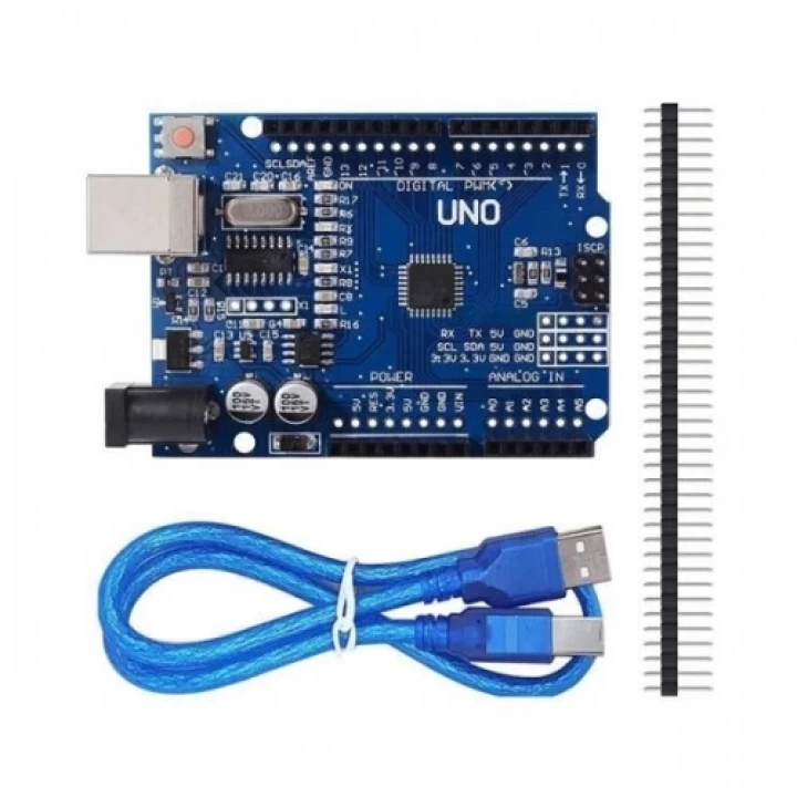 Arduino Uno (Klon) R3 Başlangıç Seti 10lu Atölye Paketi