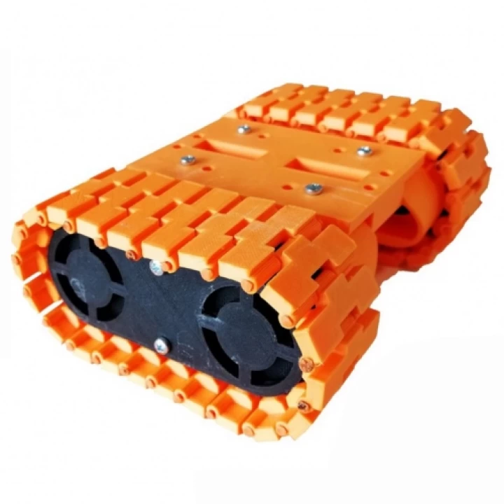 3D PLA Baskı Paletli Tank Robot (Elektroniksiz) Demonte