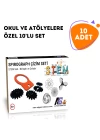 10 Adet STEM Spirograph Sanat Seti - Çocuklar ve Yetişkinler İçin