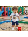 Erkek Bebek My Buddy Bears Baskılı Tişört Şort Takımı 6-18 Ay