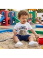 Erkek Bebek My Buddy Bears Baskılı Tişört Şort Takımı 6-18 Ay