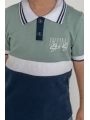 Erkek Çocuk Dream Big Baskılı %100 Pamuk Polo Yaka Tişört ve Kot Şort Alt Üst İkili Takım