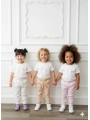 Kız Çocuk Desenli 3’lü Paket Gündelik Rahat Pantolon Seti 2-7 Yaş